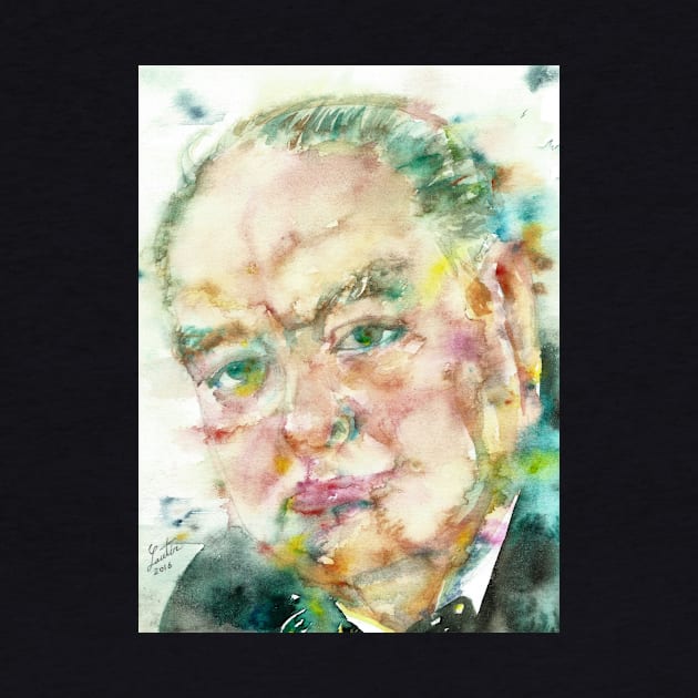 WINSTON CHURCHILL - watercolor portrait .4 by lautir